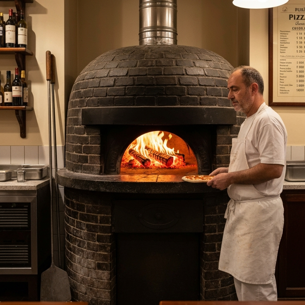 Horno de leña artesanal